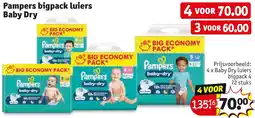 Kruidvat Pampers bigpack luiers Baby Dry aanbieding