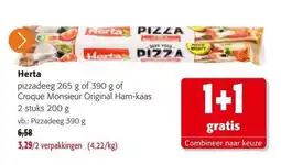 Colruyt Herta pizzadeeg aanbieding