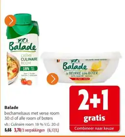 Colruyt Balade bechamelsaus met verse room aanbieding