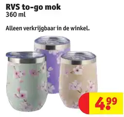 Kruidvat RVS to-go mok aanbieding
