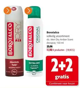 Colruyt Borotalco deospray aanbieding