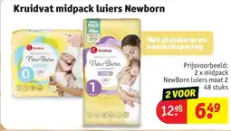 Kruidvat Kruidvat midpack luiers Newborn aanbieding