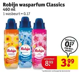 Kruidvat Robijn wasparfum Classics aanbieding