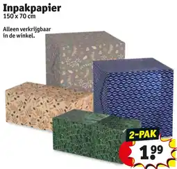 Kruidvat Inpakpapier aanbieding