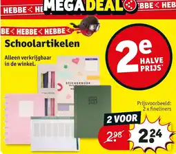 Kruidvat Schoolartikelen aanbieding