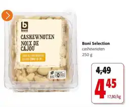 Colruyt boni selection cashewnoten aanbieding