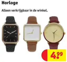 Kruidvat Horloge aanbieding