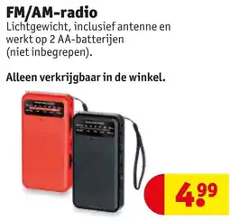 Kruidvat FM/AM-radio aanbieding