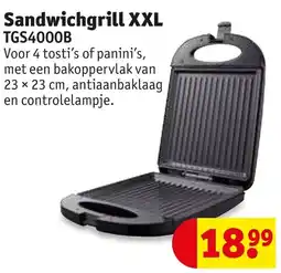 Kruidvat Sandwichgrill XXL aanbieding