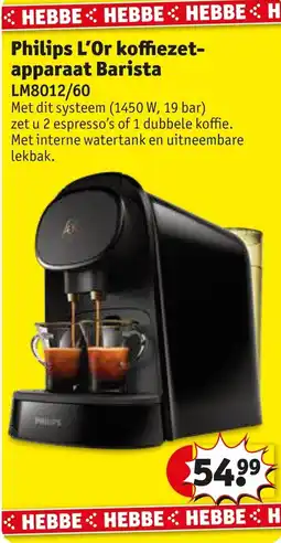 Kruidvat Philips L'Or koffiezet-apparaat Barista aanbieding