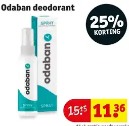 Kruidvat Odaban deodorant aanbieding
