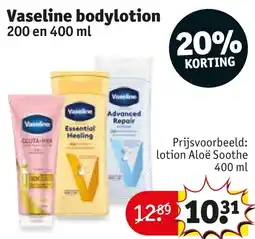 Kruidvat Vaseline bodylotion aanbieding