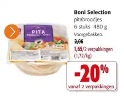 Colruyt Boni Selection pitabroodjes aanbieding