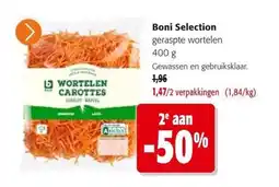 Colruyt Boni Selection geraspte wortelen aanbieding