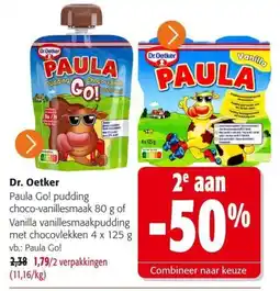 Colruyt Paula Go! pudding aanbieding