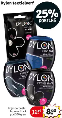 Kruidvat Dylon textielverf aanbieding
