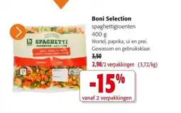 Colruyt Boni Selection spaghettigroenten aanbieding