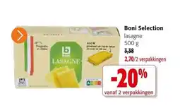 Colruyt Boni Selection lasagne aanbieding