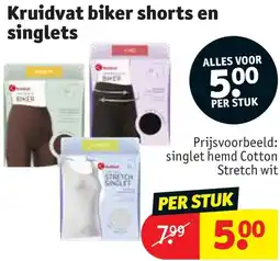 Kruidvat Kruidvat biker shorts en singlets aanbieding