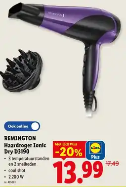 Lidl Haardroger Ionic Dry D3190 aanbieding