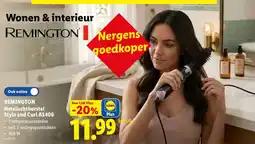 Lidl remington heteluchtborstel style and curl as406 aanbieding