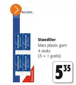 Colruyt Staedtler Mars plastic gom aanbieding
