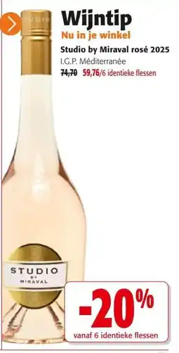 Colruyt Studio by Miraval rosé aanbieding