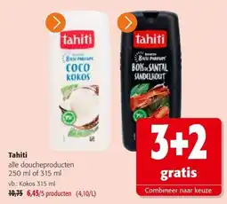 Colruyt Tahiti alle doucheproducten aanbieding