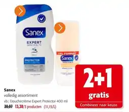 Colruyt Sanex volledig assortiment aanbieding