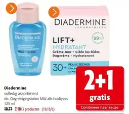 Colruyt Diadermine volledig assortiment aanbieding