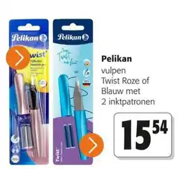 Colruyt Pelikan vulpen Twist aanbieding