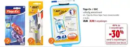 Colruyt Tipp-ex of bic aanbieding