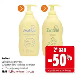 Colruyt Zwitsal volledig assortiment aanbieding