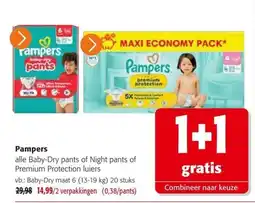 Colruyt Pampers baby-dry pants aanbieding