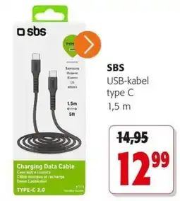 Colruyt Sbs usb-kabel type c aanbieding