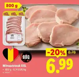 Lidl Minuutsteak XXL aanbieding