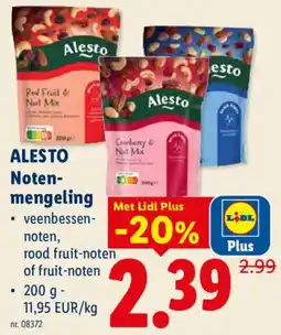 Lidl Noten-mengeling aanbieding