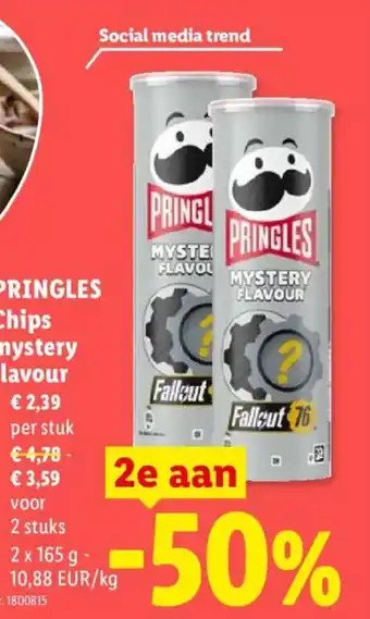 Pringles chips mystery flavour