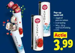 Lidl Pop-up sushi roll aanbieding