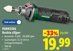 Lidl Rechte slijper aanbieding