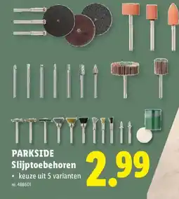 Lidl Parkside slijptoebehoren aanbieding