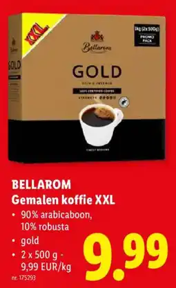 Lidl Bellarom gemalen koffie xxl aanbieding