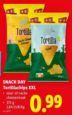 Lidl Snack Day Tortillachips XXL aanbieding