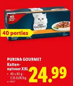 Lidl purina gourmet katten-natvoer xxl aanbieding
