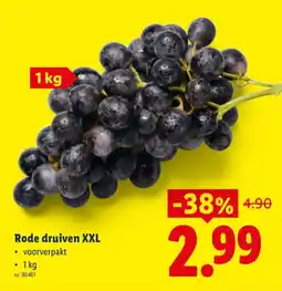 Lidl Rode druiven XXL aanbieding