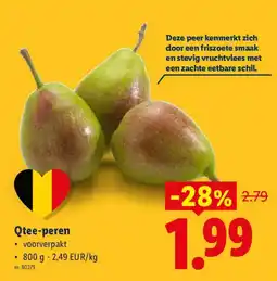 Lidl Qtee-peren aanbieding