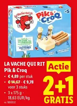 Lidl La Vache Qui Rit Pik & Croq aanbieding
