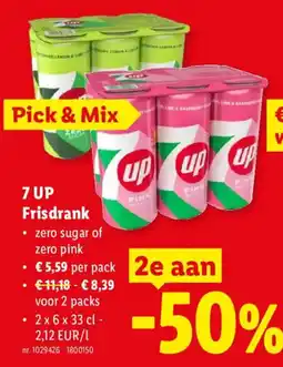 Lidl 7 up frisdrank aanbieding