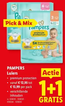 Lidl Pampers luiers aanbieding