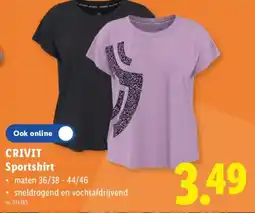 Lidl Crivit sportshirt aanbieding